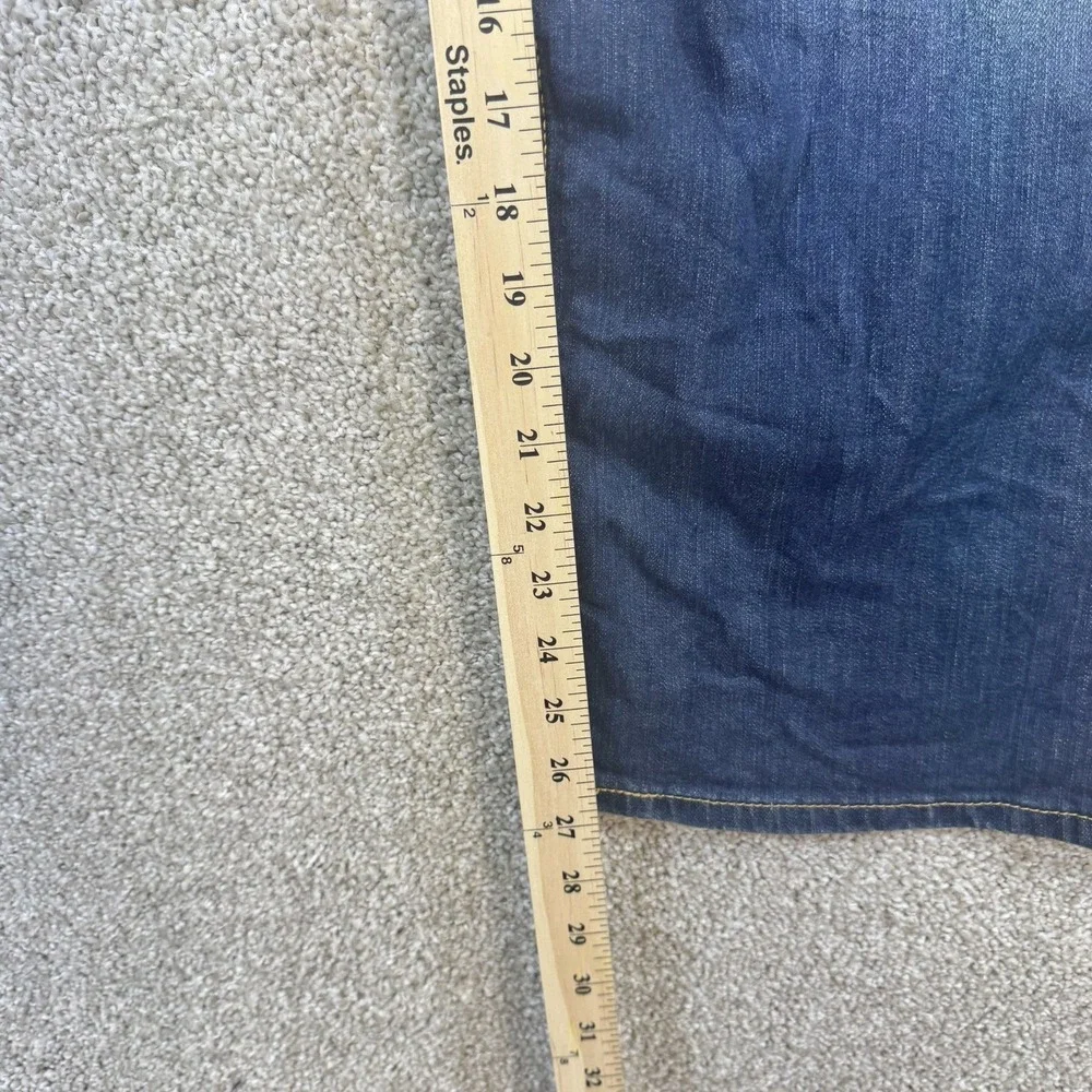 Levi's 559 Relaxed Straight Jeans Men 46x30 Blue Medium Wash Stretch‎ Denim